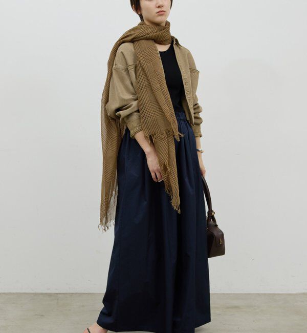  「グレンチェックストール」|ストール|