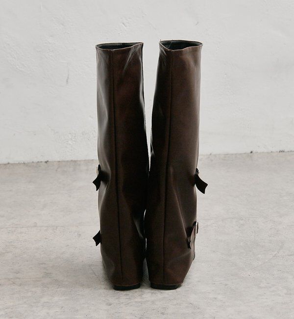  「ベルト付きロングブーツ」|ロングブーツ|