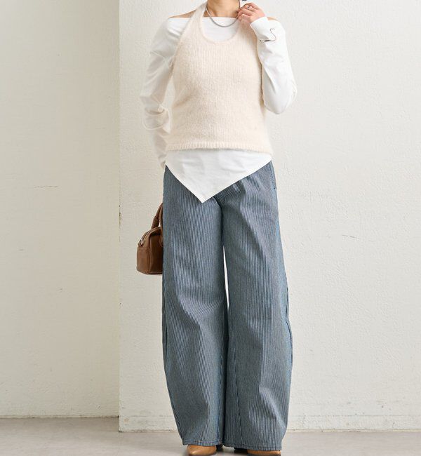  「ふわふわホルターニットビスチェ」|ニット・セーター|