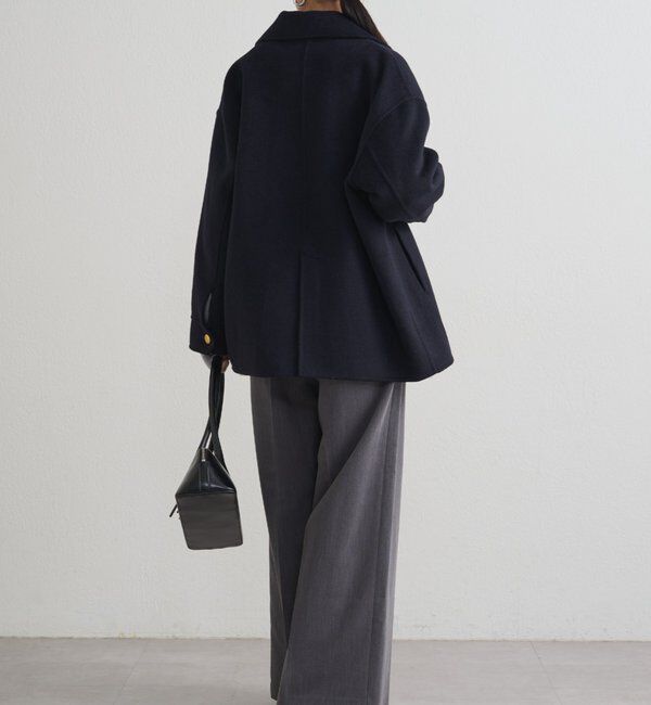 【LOUNGEDRESS】ミドルリバーコート　ネイビー ミドルリバーコート｜ルミネのファッション通販アイルミネ<i LUMINE>