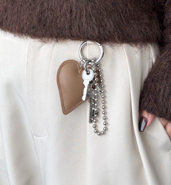  「〈GOLDY/ゴールディ〉ハートバッグチャーム」|リング|