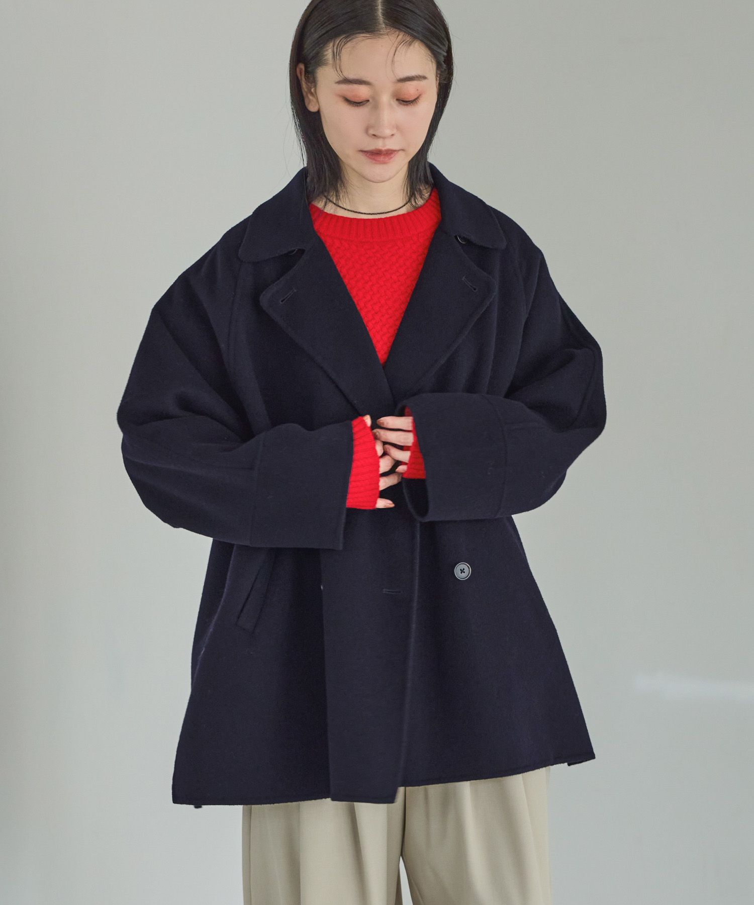 【Apart by】カシープミドルジャケットコート WEB限定】カシープミドルジャケットコート（A part by ）｜ルミネの