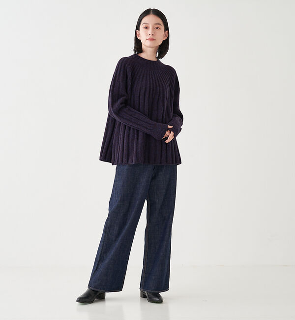 collex「ミックスヤーンニットプルオーバー」|ニット・セーター|