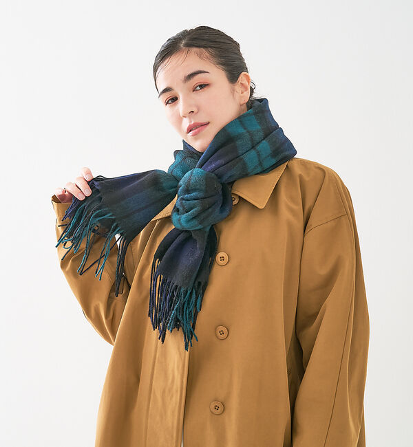 collex「ウールチェックマフラー」|マフラー|