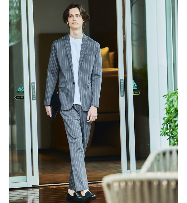 ABAHOUSE「【セットアップ対応】COOL DRYMAX ジャケット / サマージャケット」|テーラードジャケット|