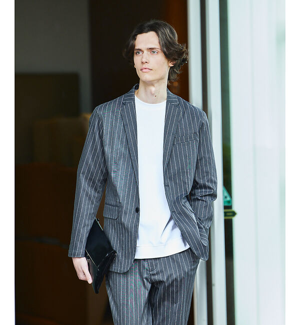 ABAHOUSE「【セットアップ対応】COOL DRYMAX ジャケット / サマージャケット」|テーラードジャケット|