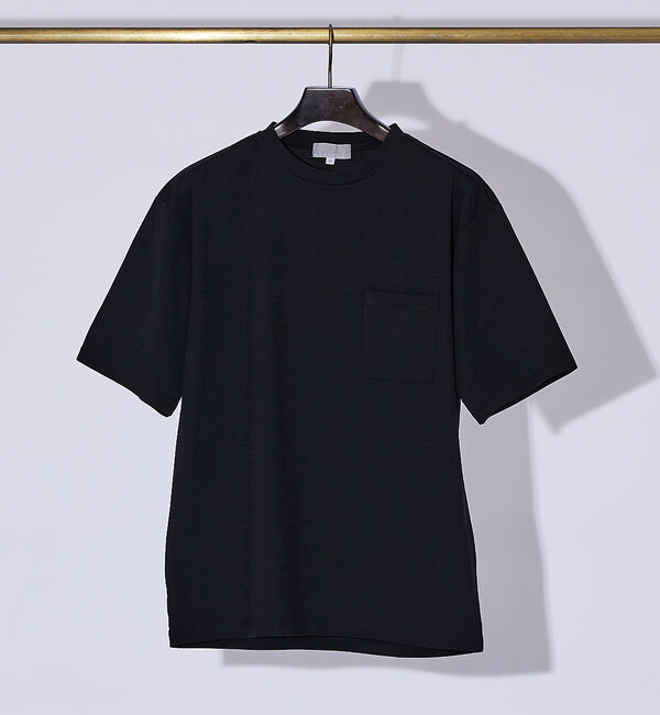 ABAHOUSE「エアファンクション ポケットTシャツ」|Tシャツ・カットソー|ブラック