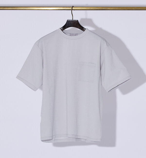 ABAHOUSE「エアファンクション ポケットTシャツ」|Tシャツ・カットソー|グレージュ