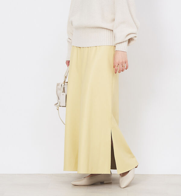 Rouge vif「シープレザークロススカート」|スカート|