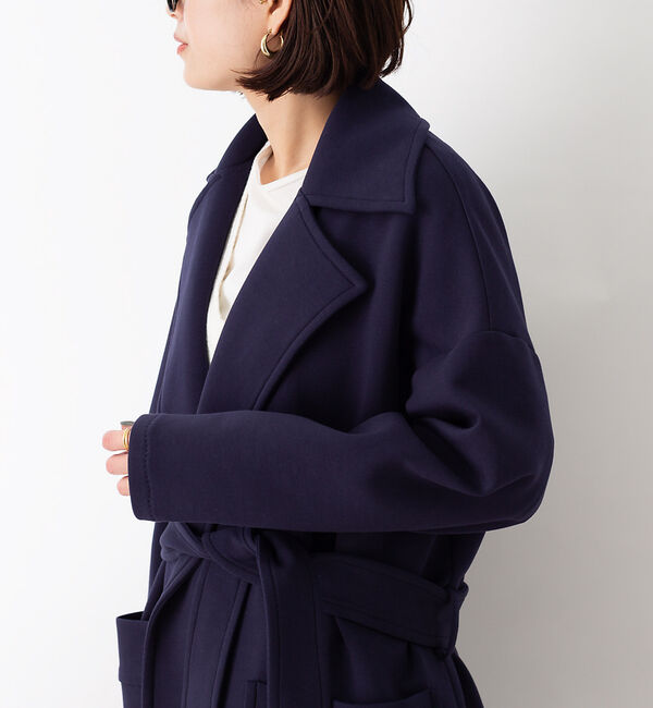 Rouge vif「ジャージートレンチコート」|トレンチコート|