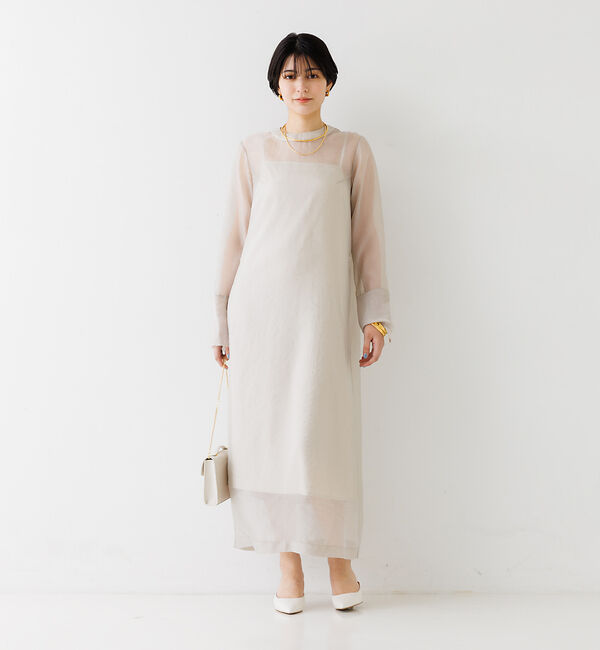 Rouge vif「オーガンジーレイヤードキャミワンピース◆」|ワンピース|