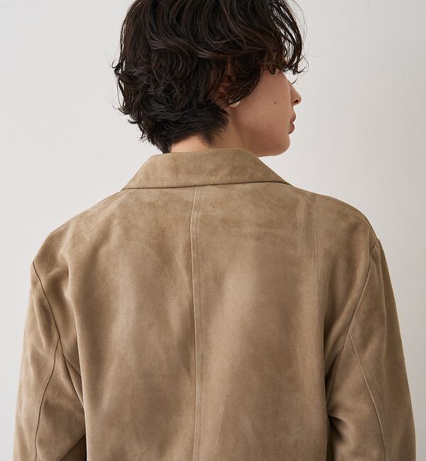 Rouge vif「ゴートスエードシングルジャケット」|テーラードジャケット|
