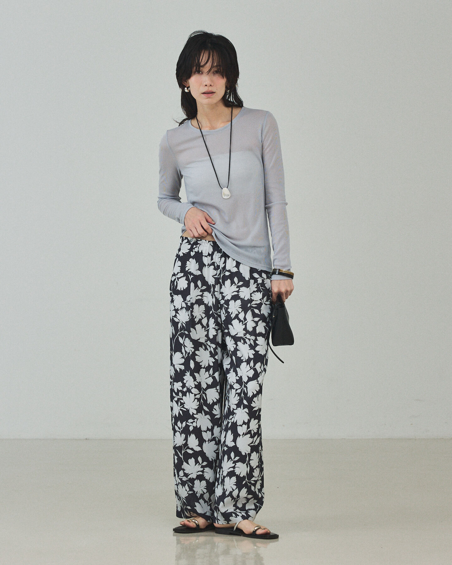 qualite「シルエットフラワーパンツ」|その他|