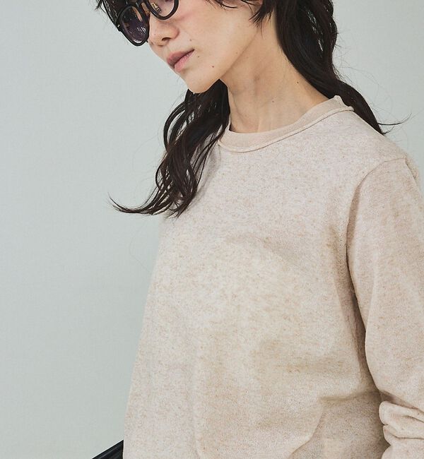 qualite「シアーミックスニットプルオーバー」|Tシャツ・カットソー|