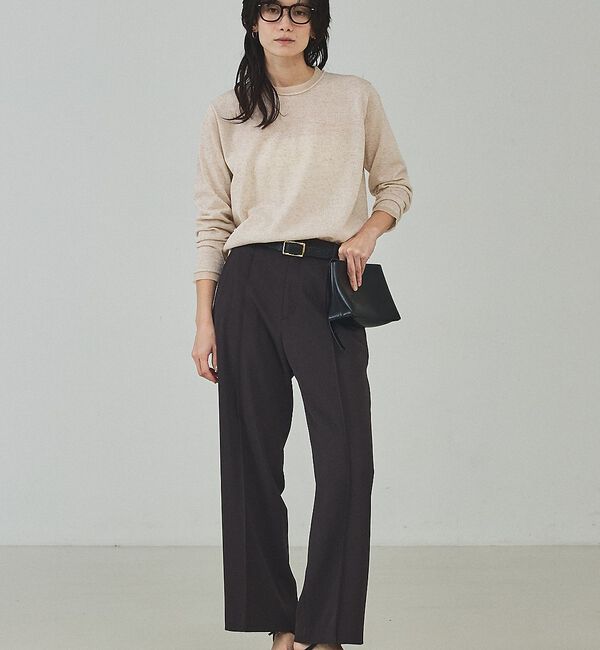 qualite「シアーミックスニットプルオーバー」|Tシャツ・カットソー|