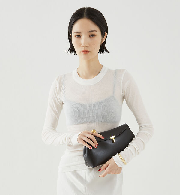 The Store by C' 「【NINETY PERCENT】ANIS SOFT RIB LONG SLEEV」|Tシャツ・カットソー|