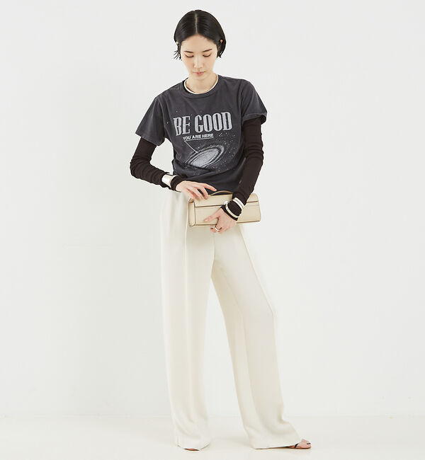 The Store by C' 「【NINETY PERCENT】ANIS SOFT RIB LONG SLEEV」|Tシャツ・カットソー|
