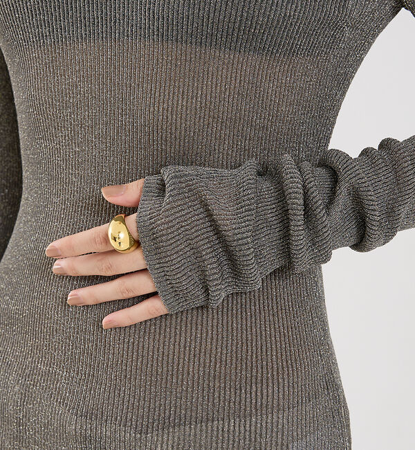 The Store by C' 「【COCUCA】ラメリブニット」|ニット・セーター|