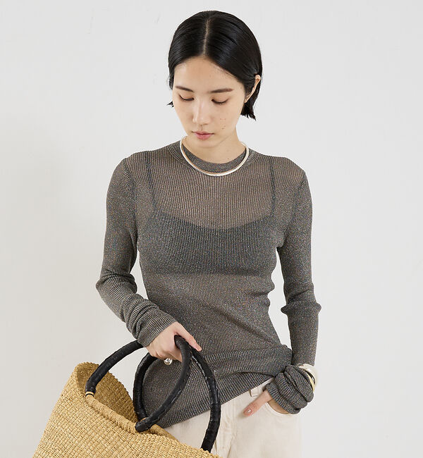 The Store by C' 「【COCUCA】ラメリブニット」|ニット・セーター|