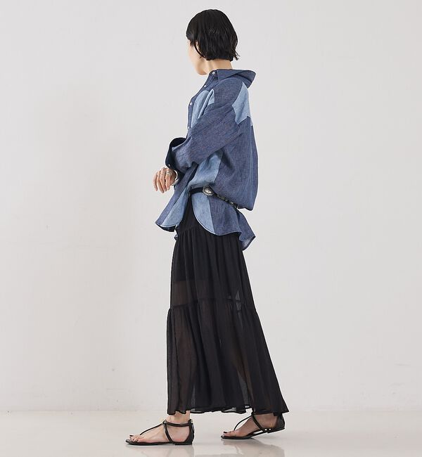 The Store by C' 「【TWP】Austin Shirt in Washed Hemp Denim／ヘ」|シャツ・ブラウス|