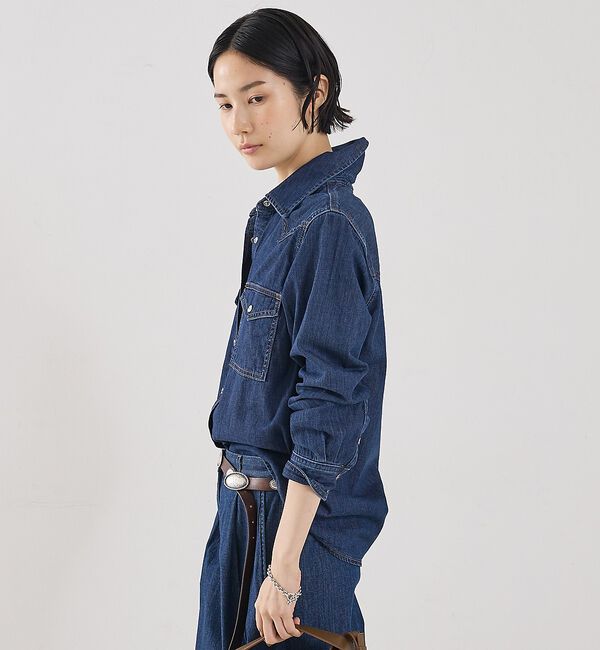 The Store by C' 「【TWP】Cowboy Take Me Away Shirt／デニムシャツ」|シャツ・ブラウス|