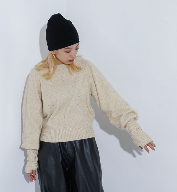 NOMINE「スパンコール ラメ ニット」|ニット・セーター|