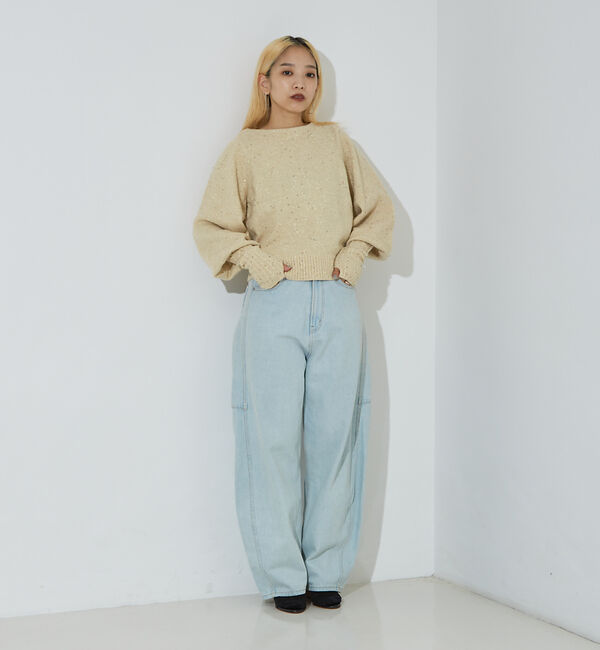 NOMINE「スパンコール ラメ ニット」|ニット・セーター|