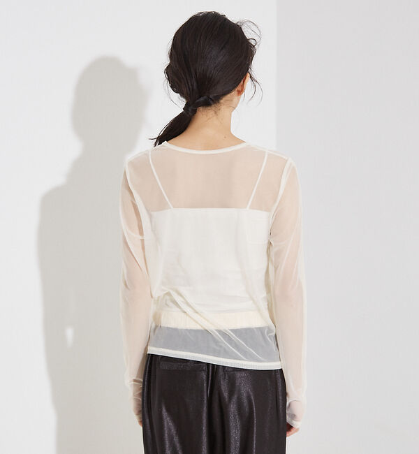 NOMINE「フロントシャーリング シアー ロンT」|Tシャツ・カットソー|