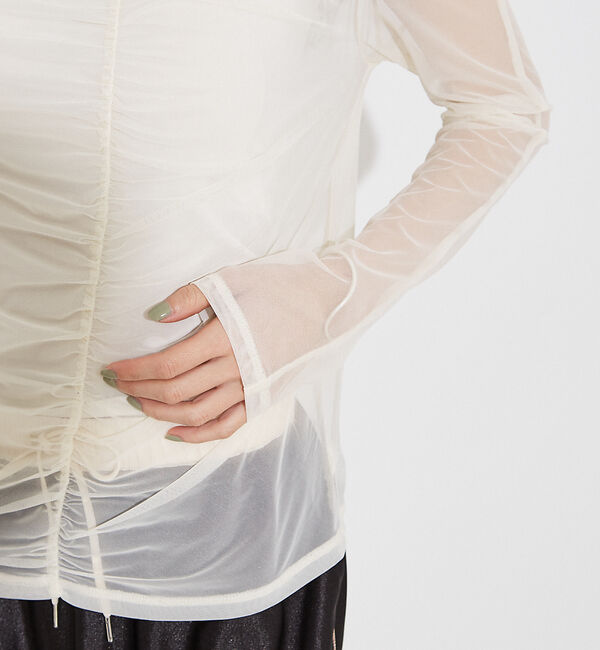 NOMINE「フロントシャーリング シアー ロンT」|Tシャツ・カットソー|