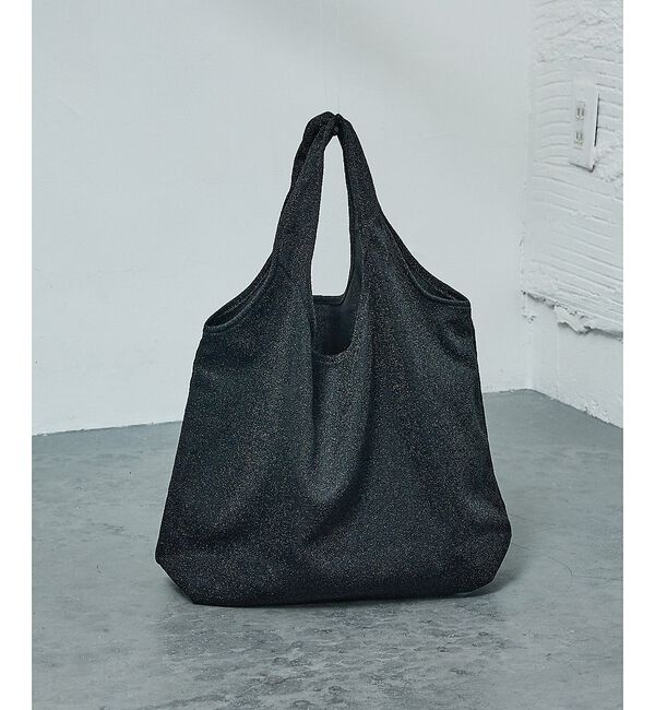 NOMINE「【AT CREATION】ラメ トートバッグ」|トートバッグ|ブラック