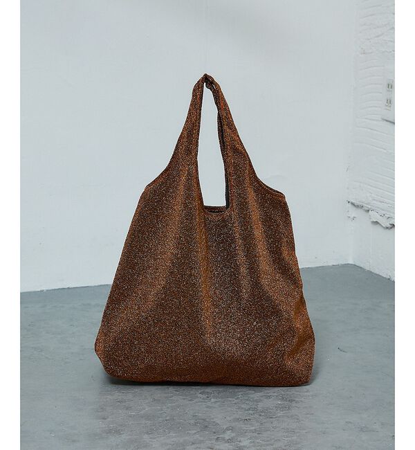 NOMINE「【AT CREATION】ラメ トートバッグ」|トートバッグ|オレンジ
