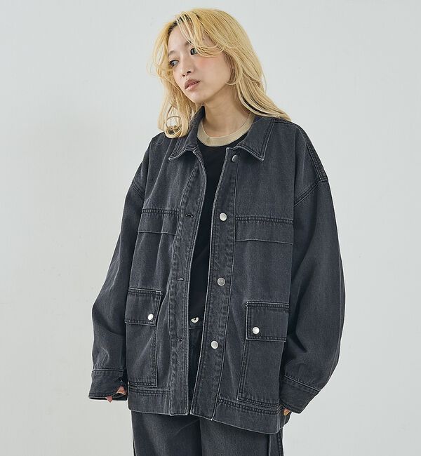 NOMINE「【セットアップ対応】オーバーサイズ デニム ジャケット / カバーオール【予約】」|その他|