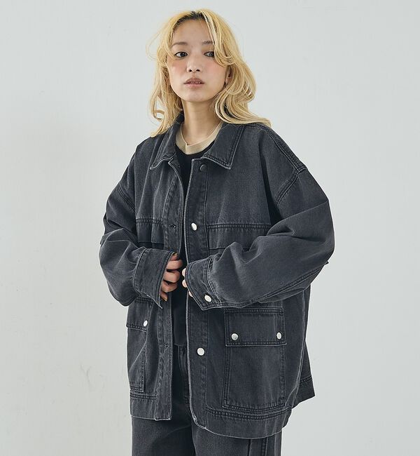 NOMINE「【セットアップ対応】オーバーサイズ デニム ジャケット / カバーオール【予約】」|その他|