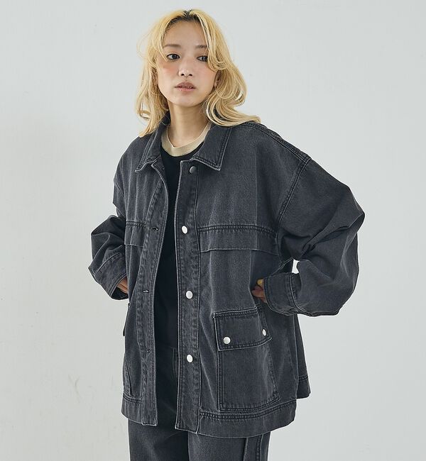 NOMINE「【セットアップ対応】オーバーサイズ デニム ジャケット / カバーオール【予約】」|その他|