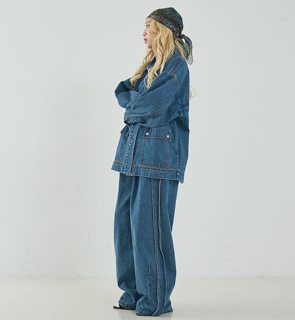 NOMINE「【セットアップ対応】オーバーサイズ デニム ジャケット / カバーオール【予約】」|その他|