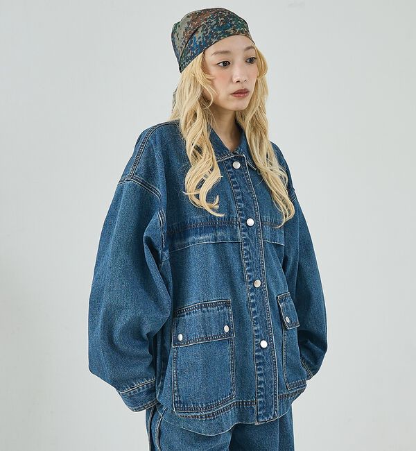 NOMINE「【セットアップ対応】オーバーサイズ デニム ジャケット / カバーオール【予約】」|その他|