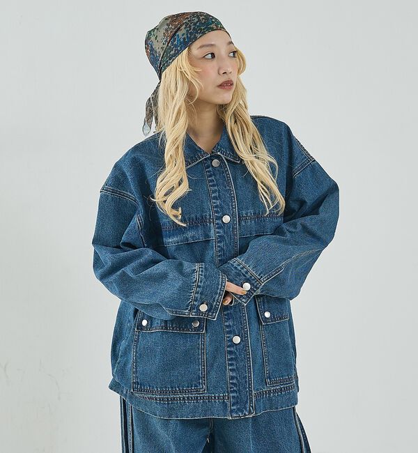 NOMINE「【セットアップ対応】オーバーサイズ デニム ジャケット / カバーオール【予約】」|その他|