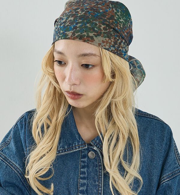 NOMINE「メロー シアー スカーフ【予約】」|バンダナ・スカーフ|