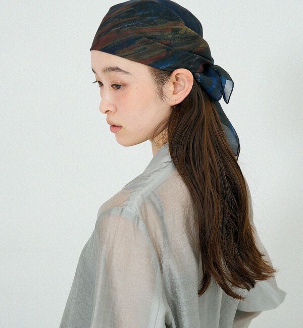 NOMINE「メロー シアー スカーフ【予約】」|バンダナ・スカーフ|