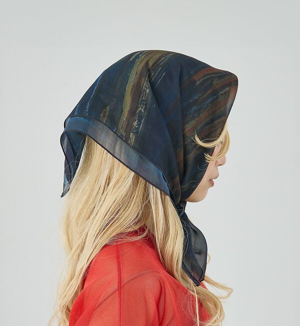 NOMINE「メロー シアー スカーフ【予約】」|バンダナ・スカーフ|