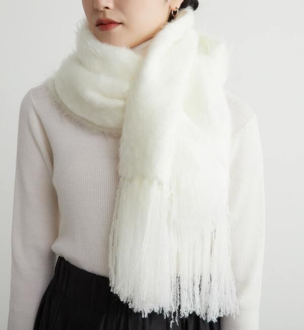 Liesse「モヘア混ボリュームストール」|ストール|