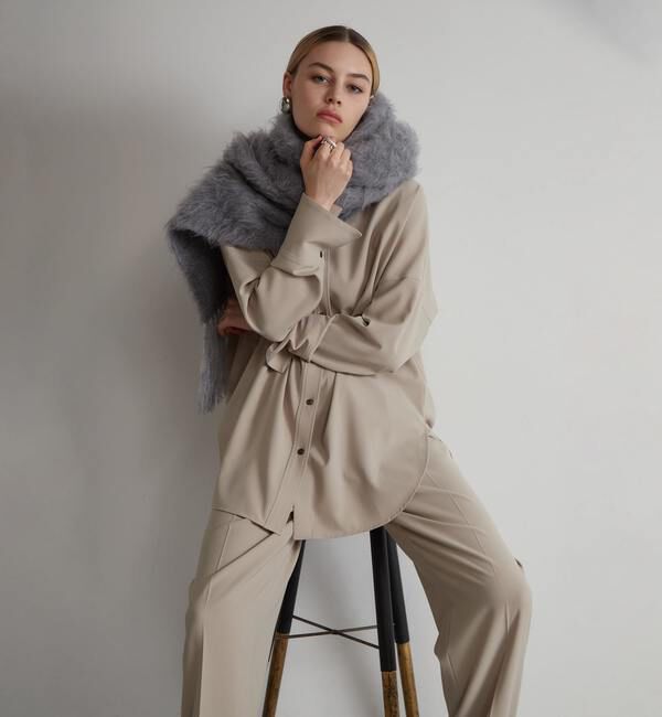 Liesse「モヘア混ボリュームストール」|ストール|