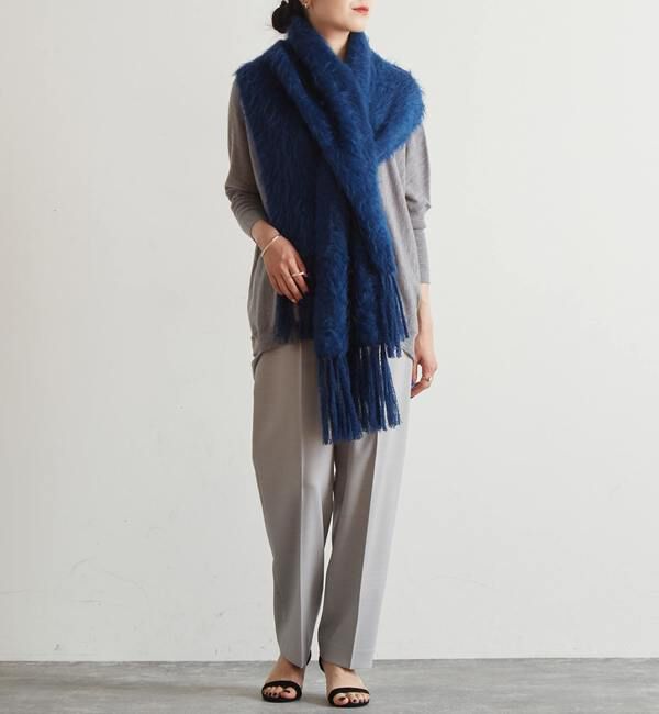 Liesse「モヘア混ボリュームストール」|ストール|