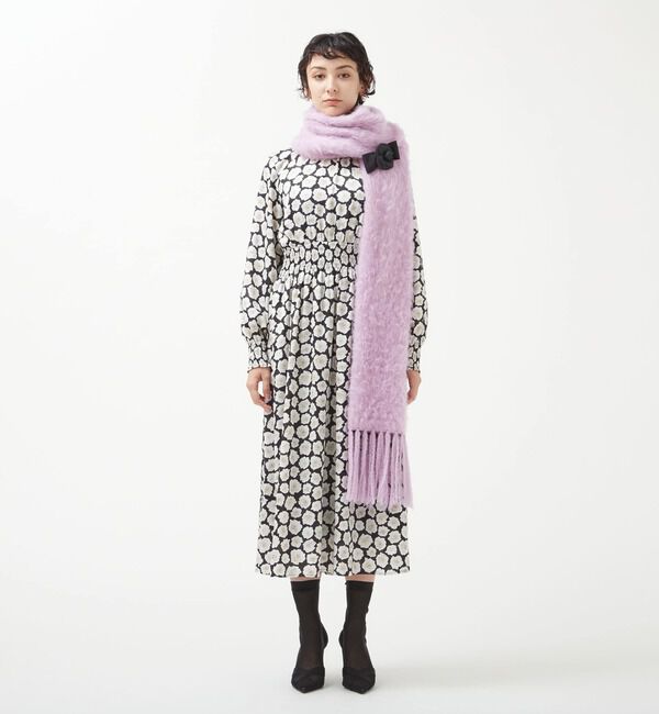 Liesse「モヘア混ボリュームストール」|ストール|