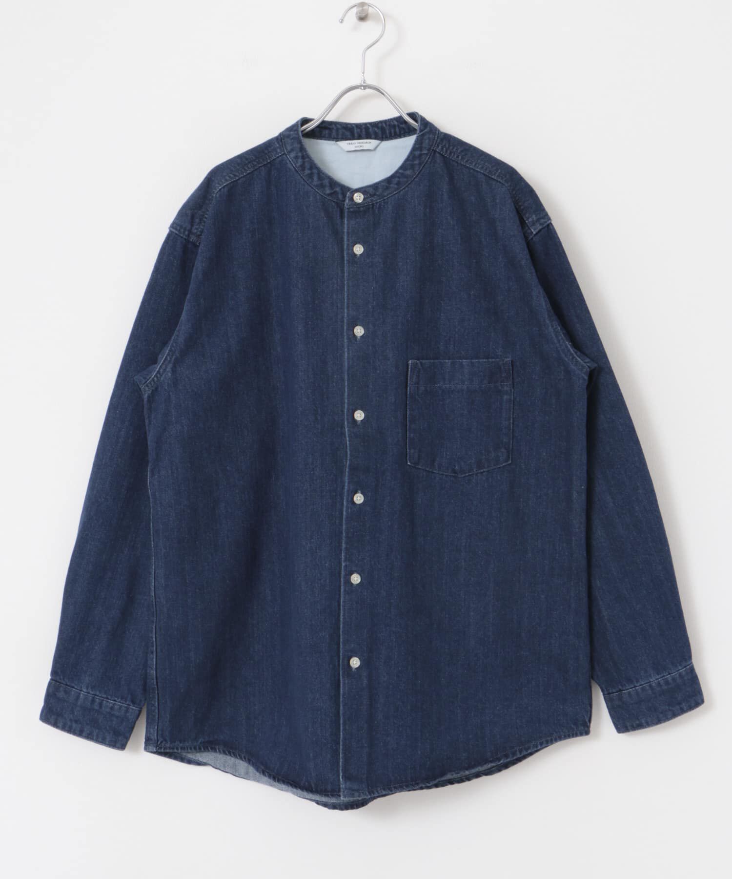URBAN RESEARCH DOORS「デニムバンドカラーシャツ」|シャツ・ブラウス|