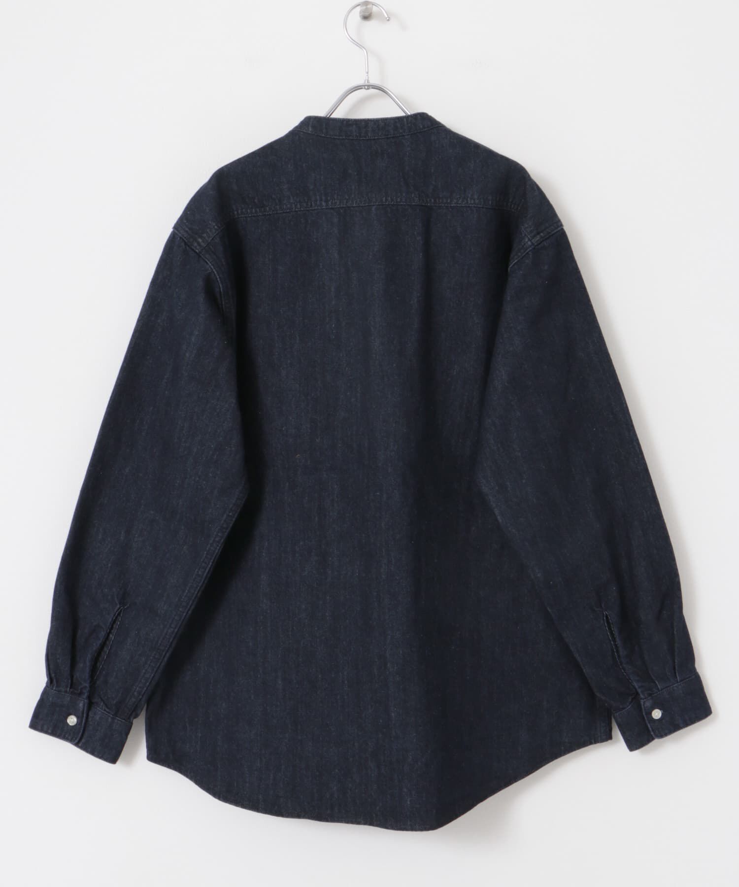 URBAN RESEARCH DOORS「デニムバンドカラーシャツ」|シャツ・ブラウス|