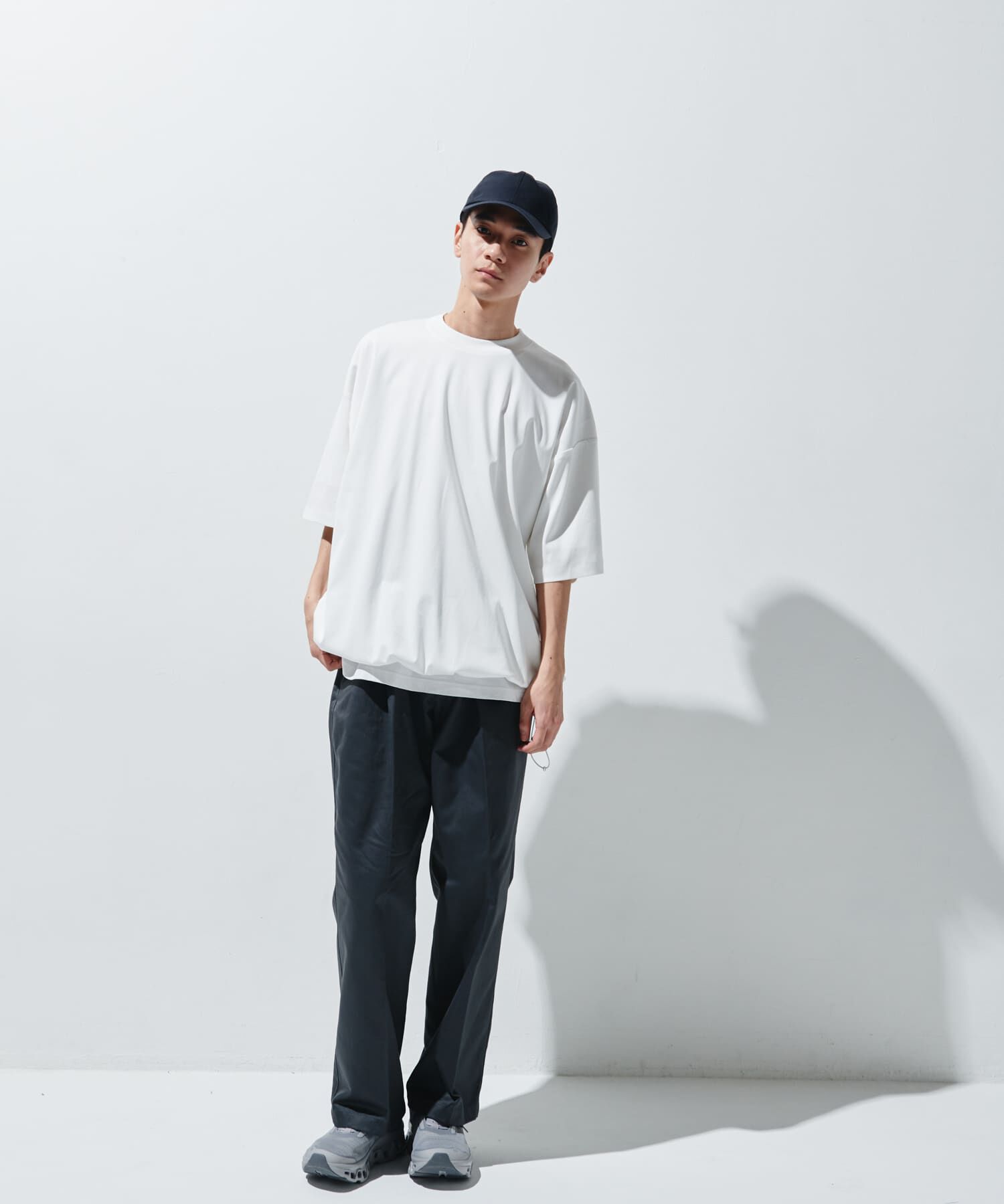 URBAN RESEARCH DOORS「『仁村紗和さん着用』『UR TECH』サマシェア ドロストTシャツ」|Tシャツ・カットソー|