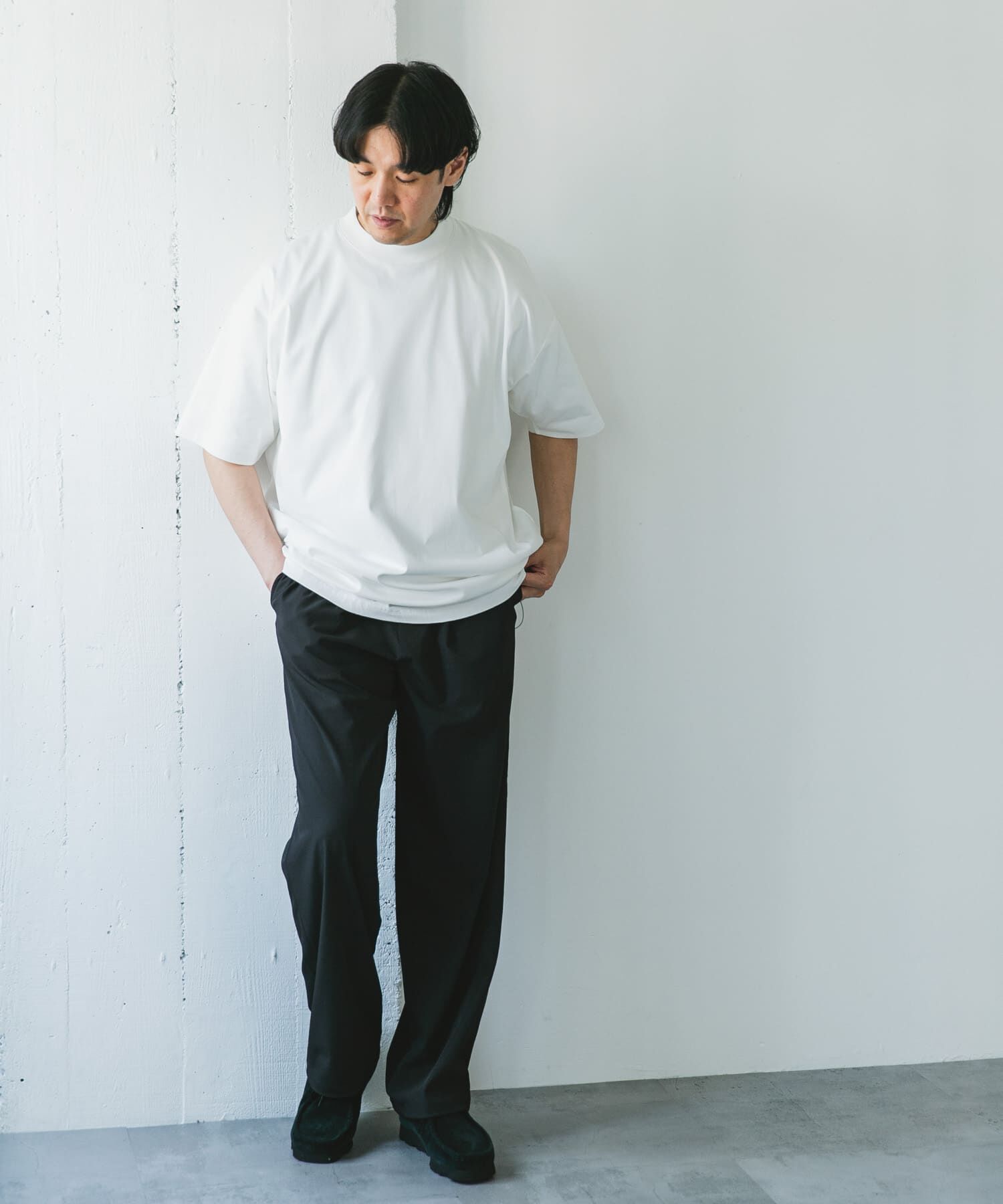 URBAN RESEARCH DOORS「『仁村紗和さん着用』『UR TECH』サマシェア ドロストTシャツ」|Tシャツ・カットソー|