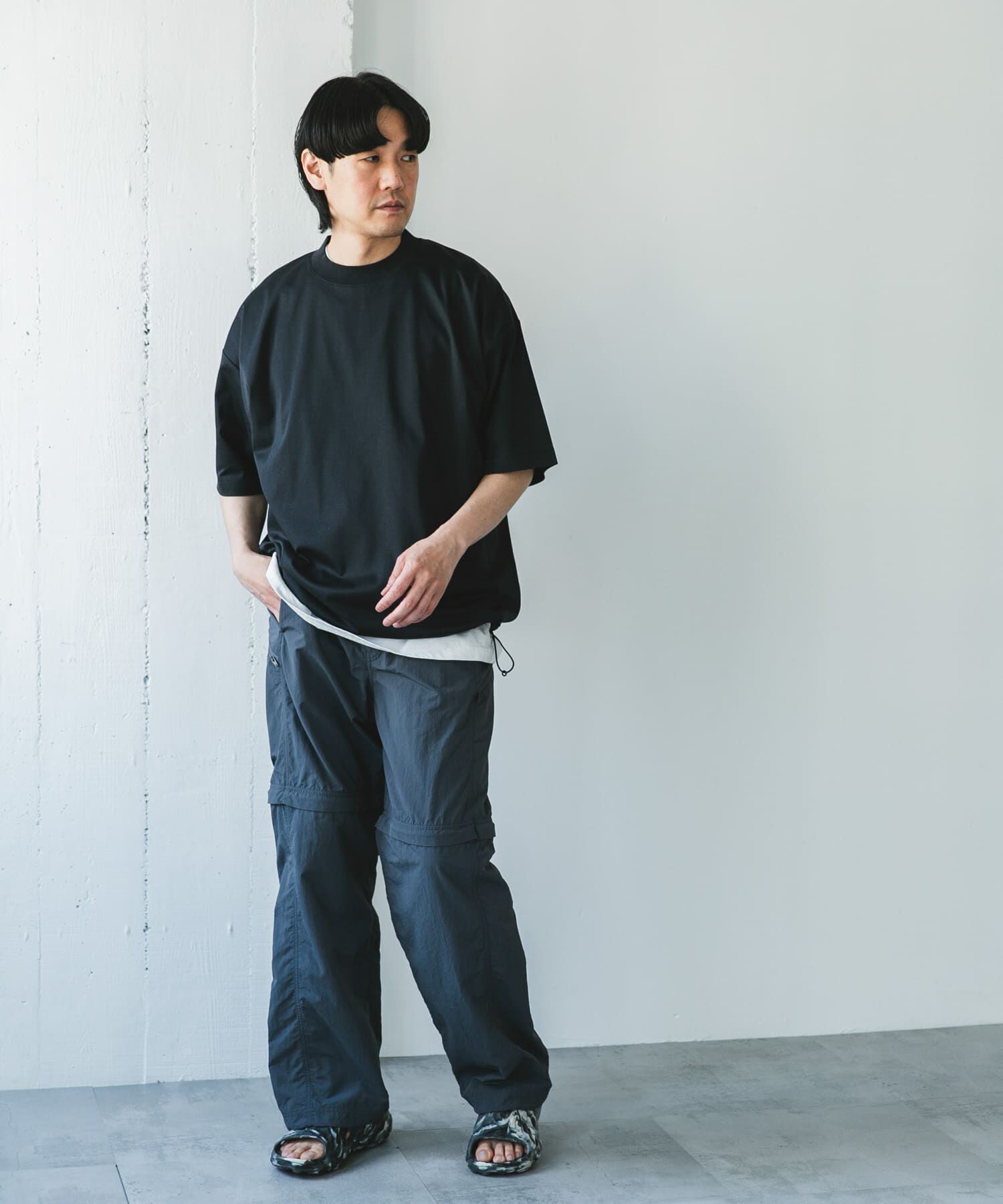 URBAN RESEARCH DOORS「『仁村紗和さん着用』『UR TECH』サマシェア ドロストTシャツ」|Tシャツ・カットソー|