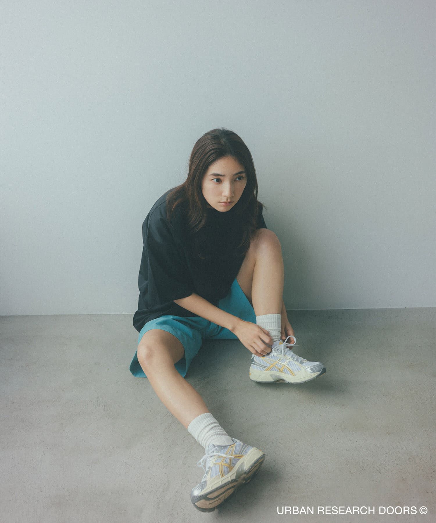 URBAN RESEARCH DOORS「『仁村紗和さん着用』『UR TECH』サマシェア ドロストTシャツ」|Tシャツ・カットソー|